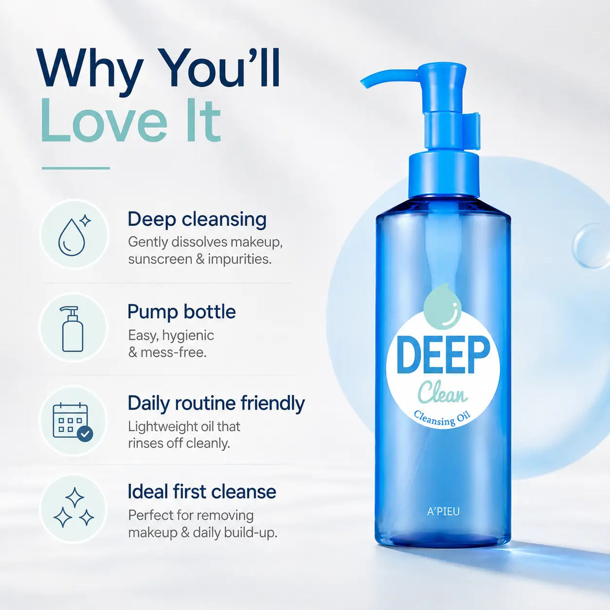 A'pieu Deep Clean Cleansing Oil 160ml