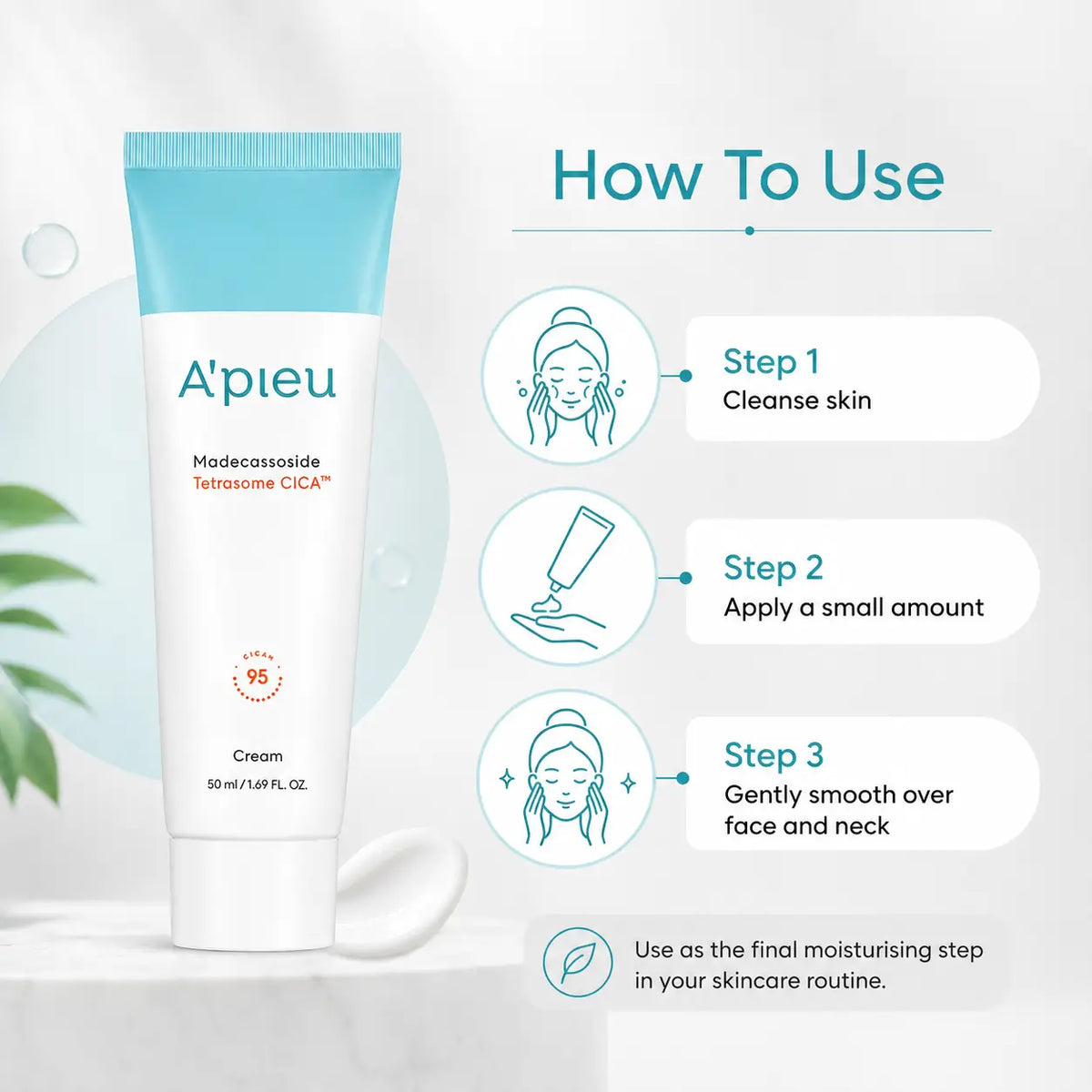 A'pieu Madecassoside Tetrasome Cica Cream 50ml