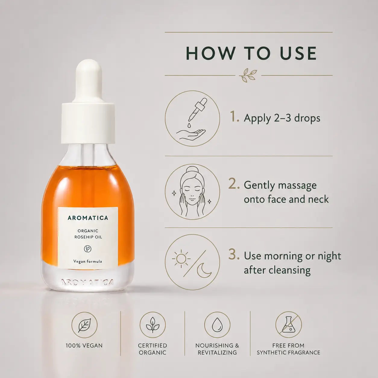 AROMATICA Organic Rosehip Oil 30ml