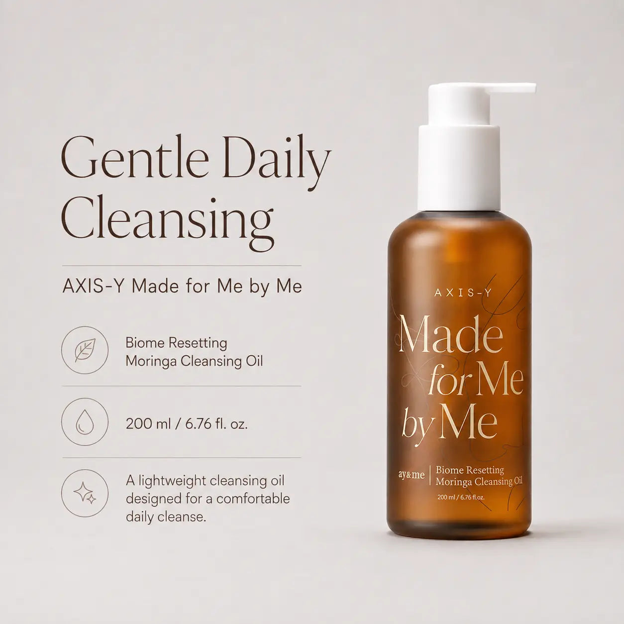 AXIS-Y Biome Resetting Moringa Cleansing Oil 200ml