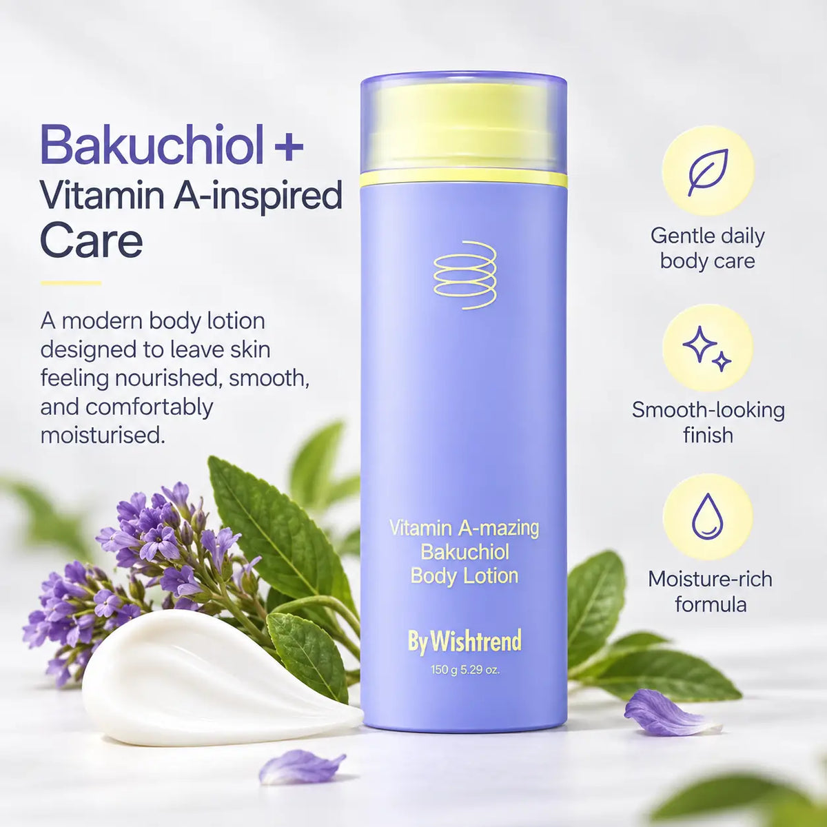By Wishtrend Vitamin a Mazing Bakuchiol Body Lotion 150g