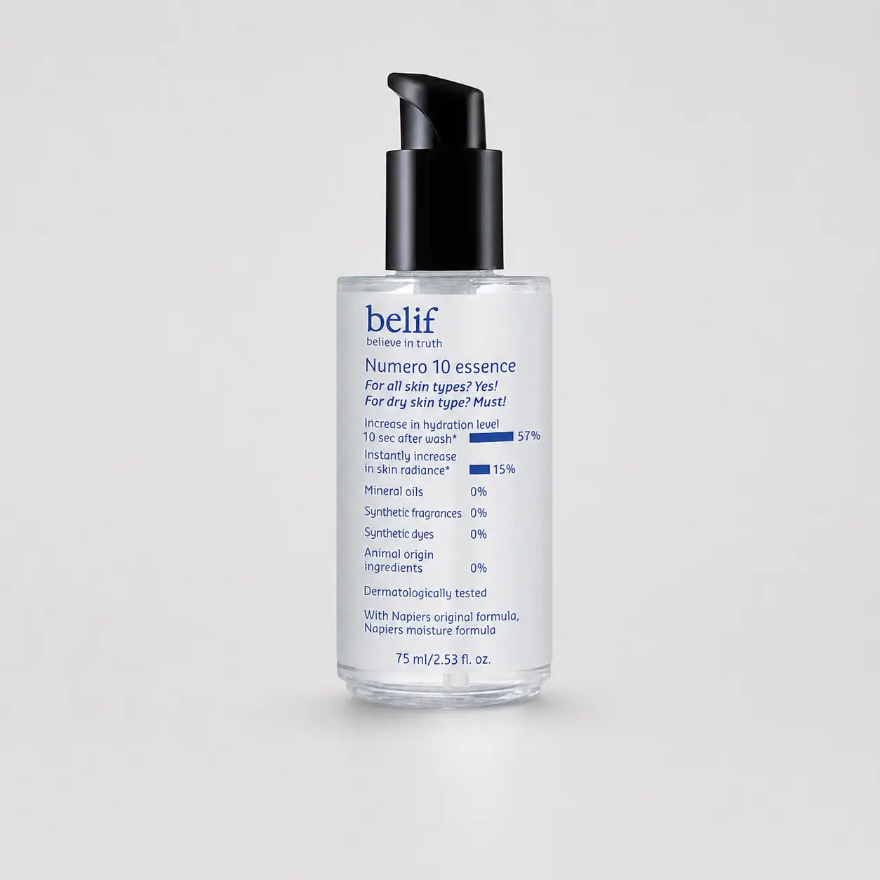 belif Numero 10 Essence 75ml bottle front view