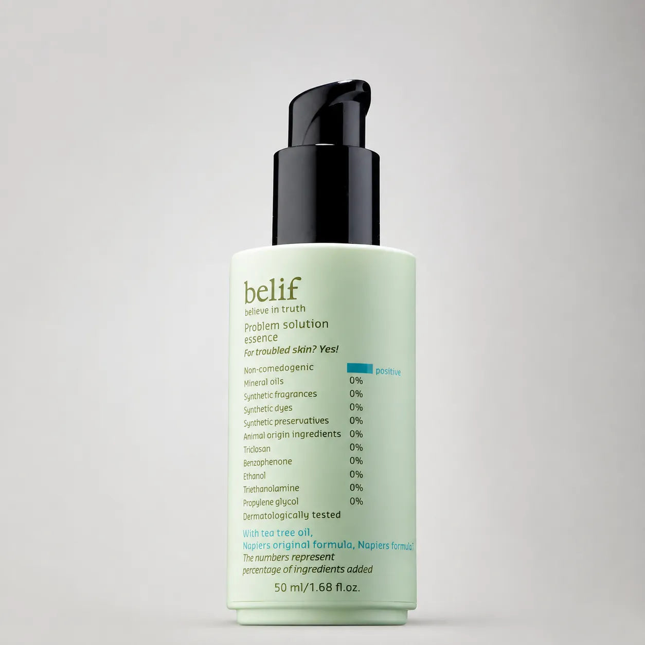 belif Problem Solution Vegan Essence 50ml bottle front view