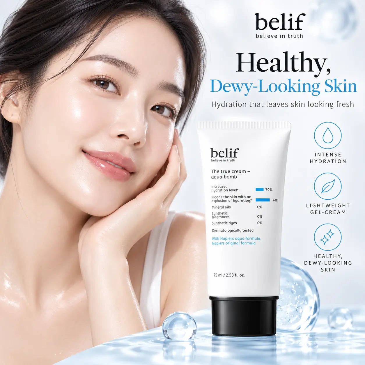 belif The True Cream Aqua Bomb 75ml