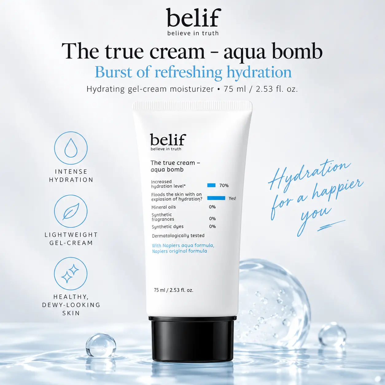 belif The True Cream Aqua Bomb 75ml