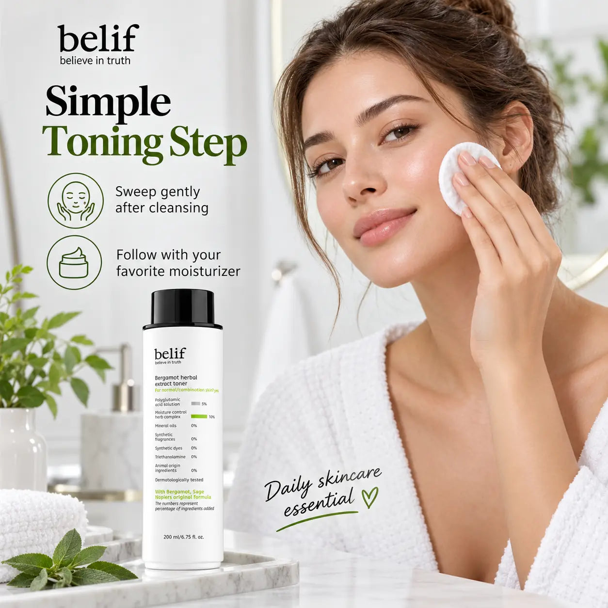 belif Bergamot Herbal Extract Toner 200ml