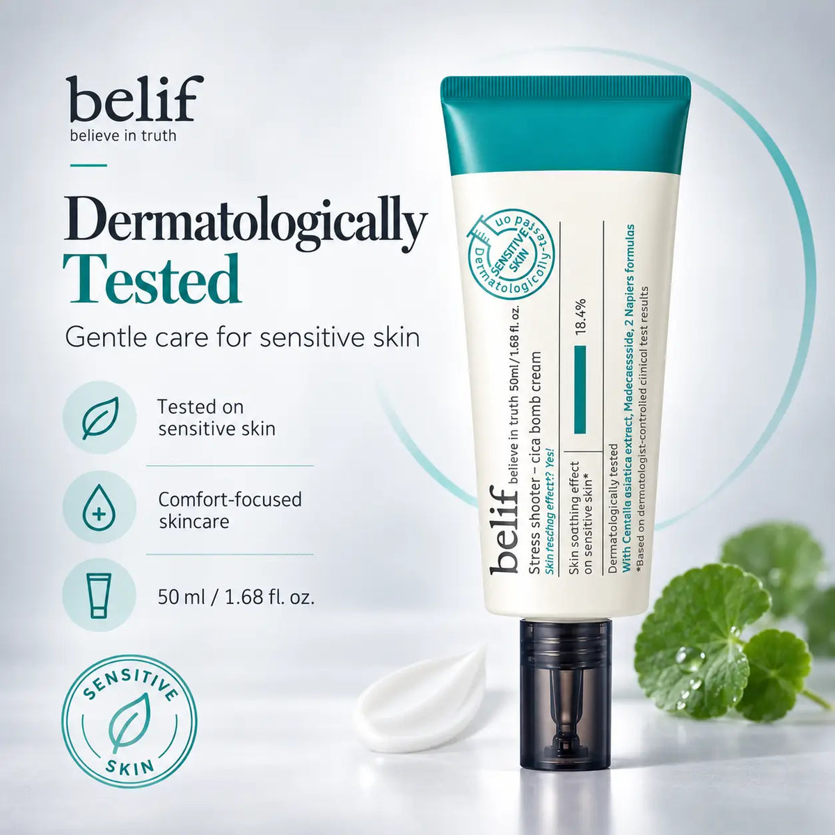 belif Stress Shooter Cica Bomb Cream 50ml