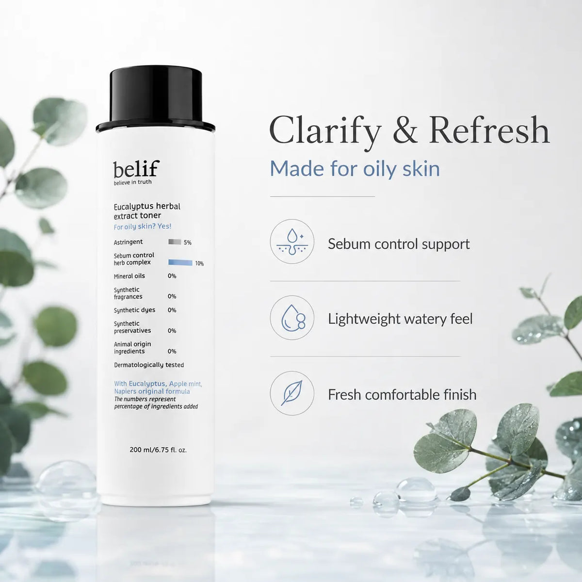 belif Eucalyptus Herbal Extract Toner 200ml