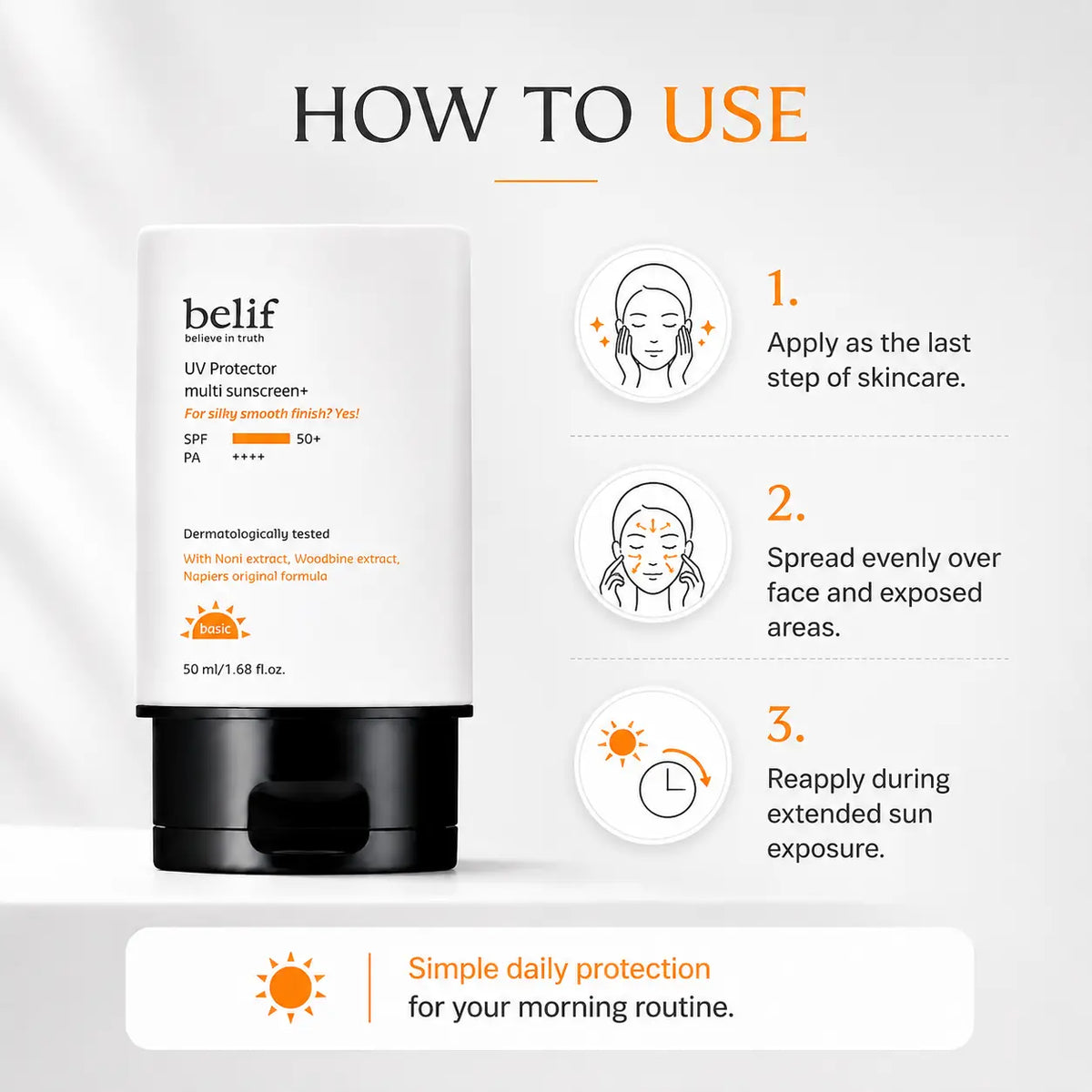 belif UV Protector Multi Sunscreen+ 50ml
