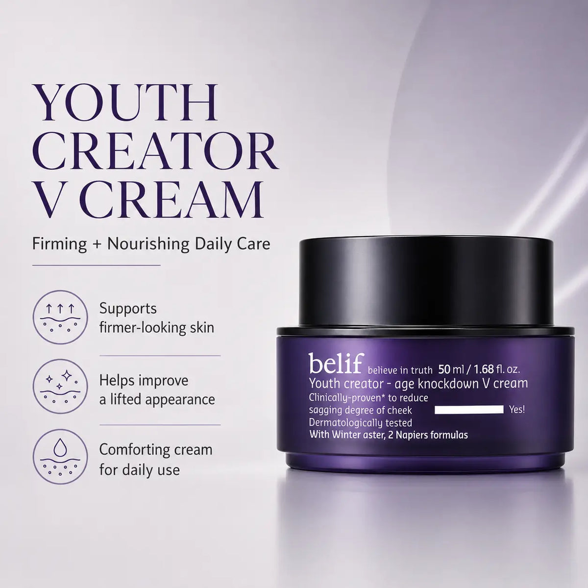belif Youth Creator Age Knockdown V Cream 50ml