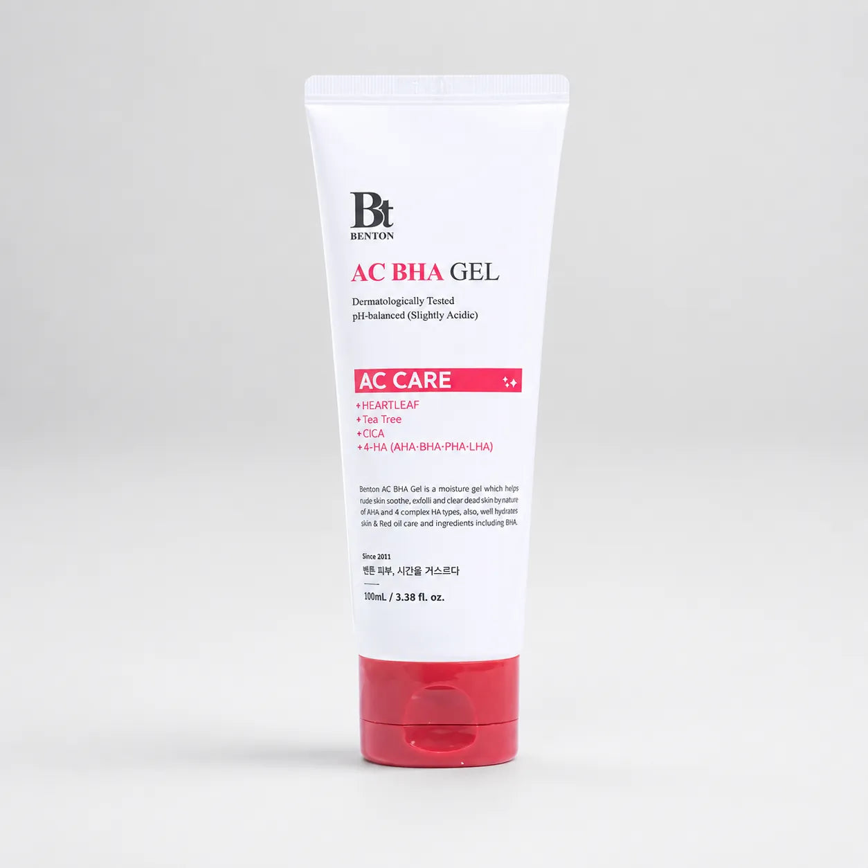 Benton AC BHA Gel 100ml tube front view