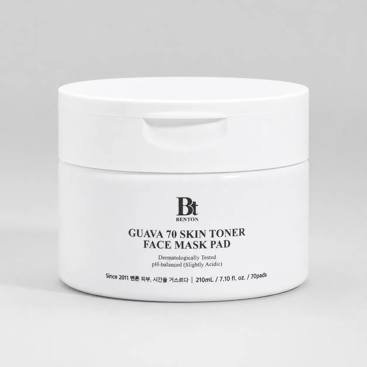 Benton Guava 70 Skin Toner Face Mask Pad 70pcs box front