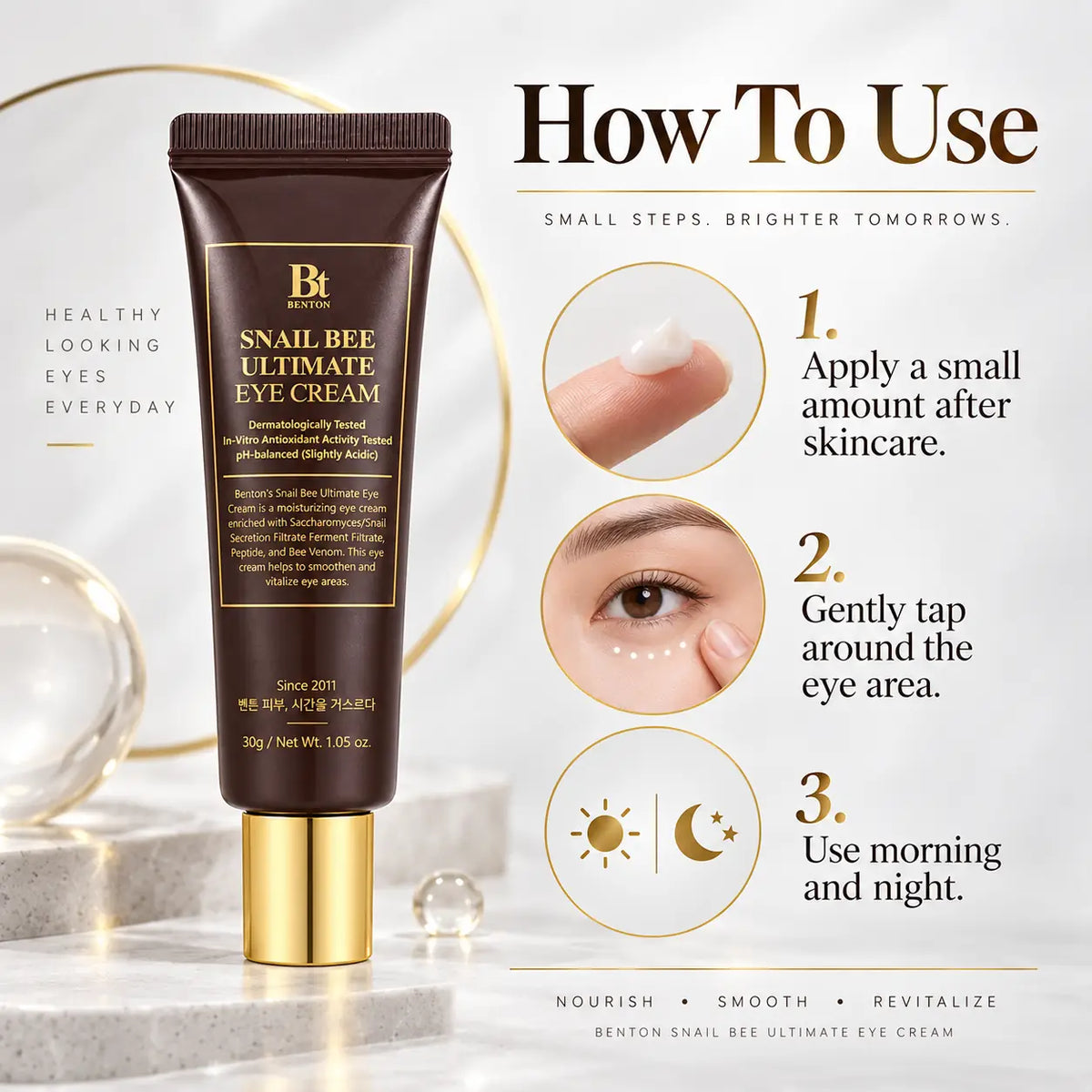Benton Snail Bee Ultimate Premium Eye Cream 30g