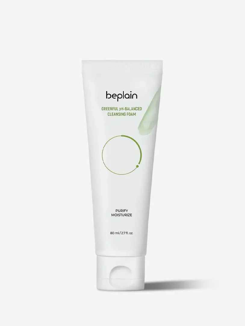 [beplain] Greenful pH-Balanced Cleansing Foam 80ml - Enrapturecosmetics