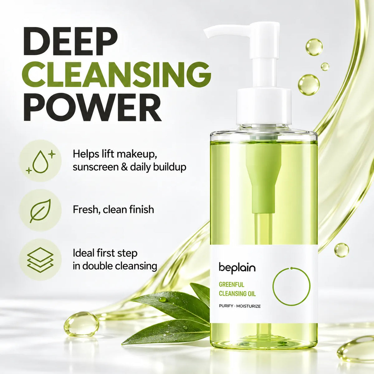 beplain Mung Bean Cleansing Oil 200ml