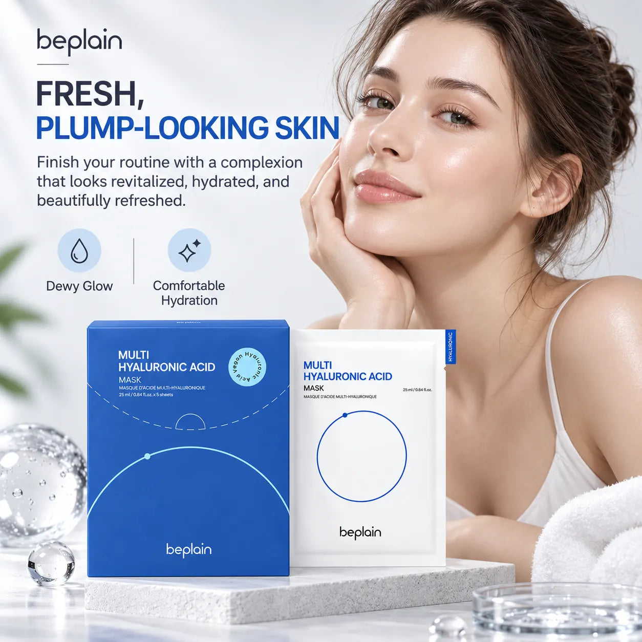 beplain Multi Hyaluronic Acid Mask 5ea