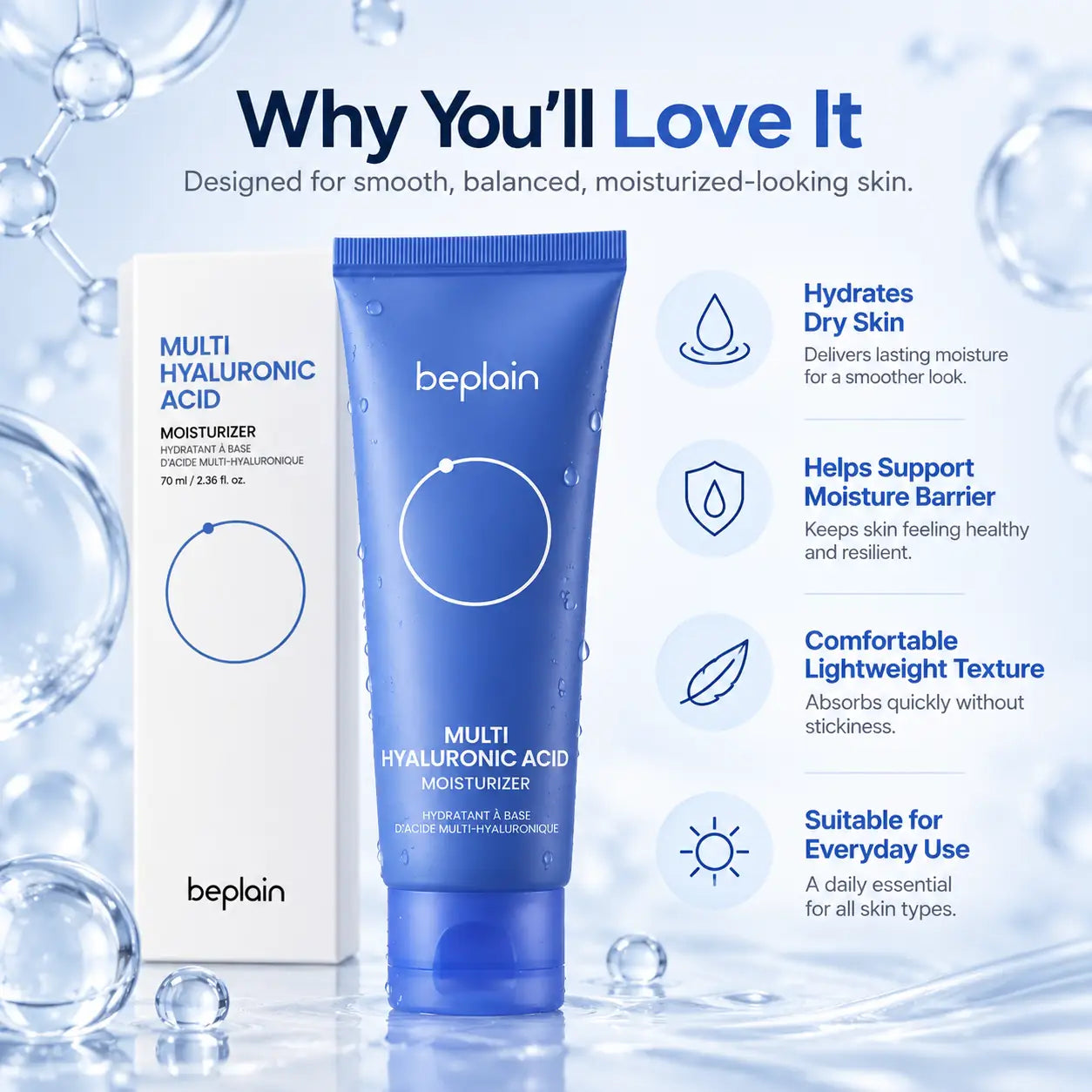 beplain Multi Hyaluronic Acid Moisturizer 70ml