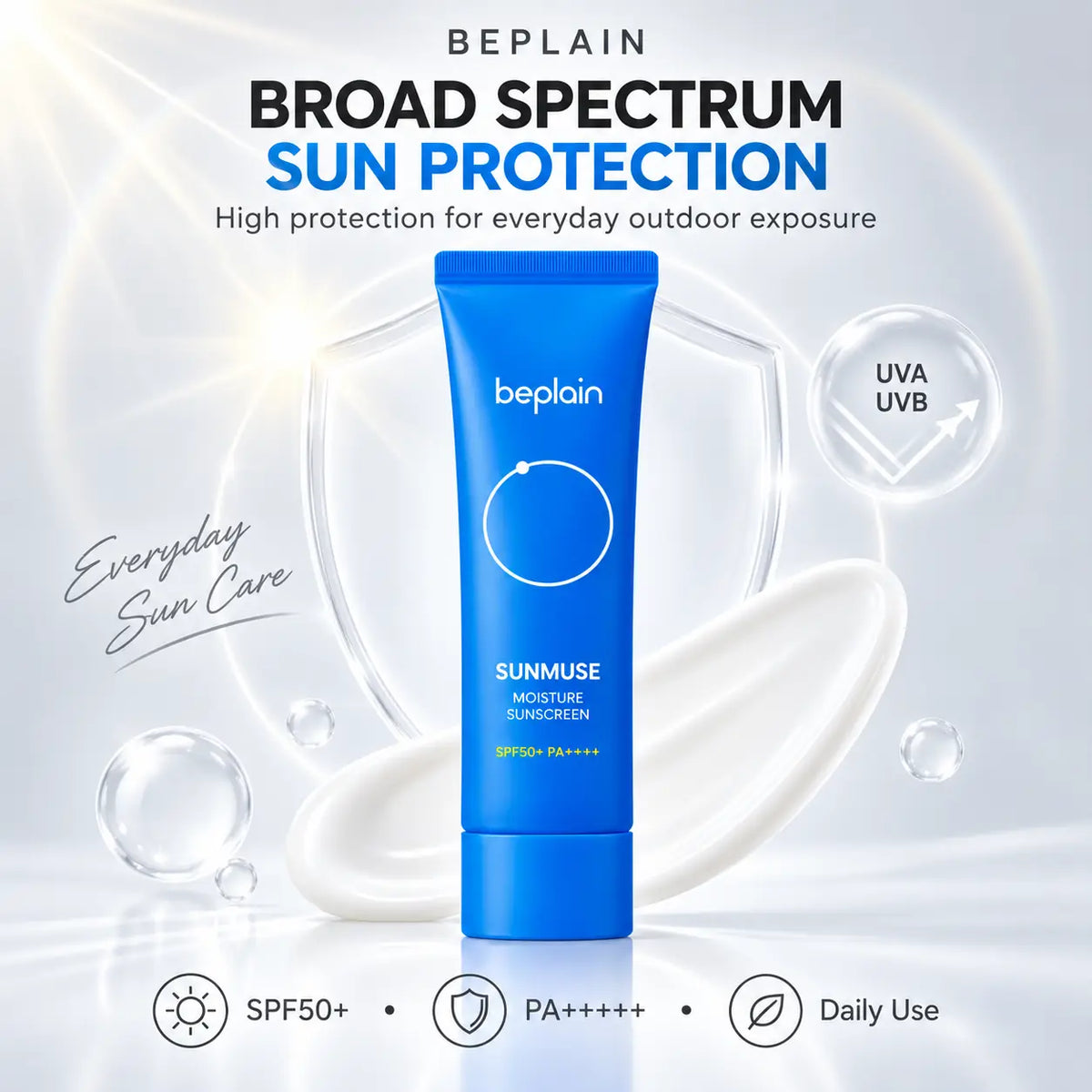 beplain Sunmuse Moisture Sunscreen 50ml