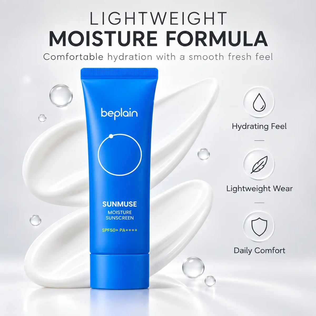 beplain Sunmuse Moisture Sunscreen 50ml