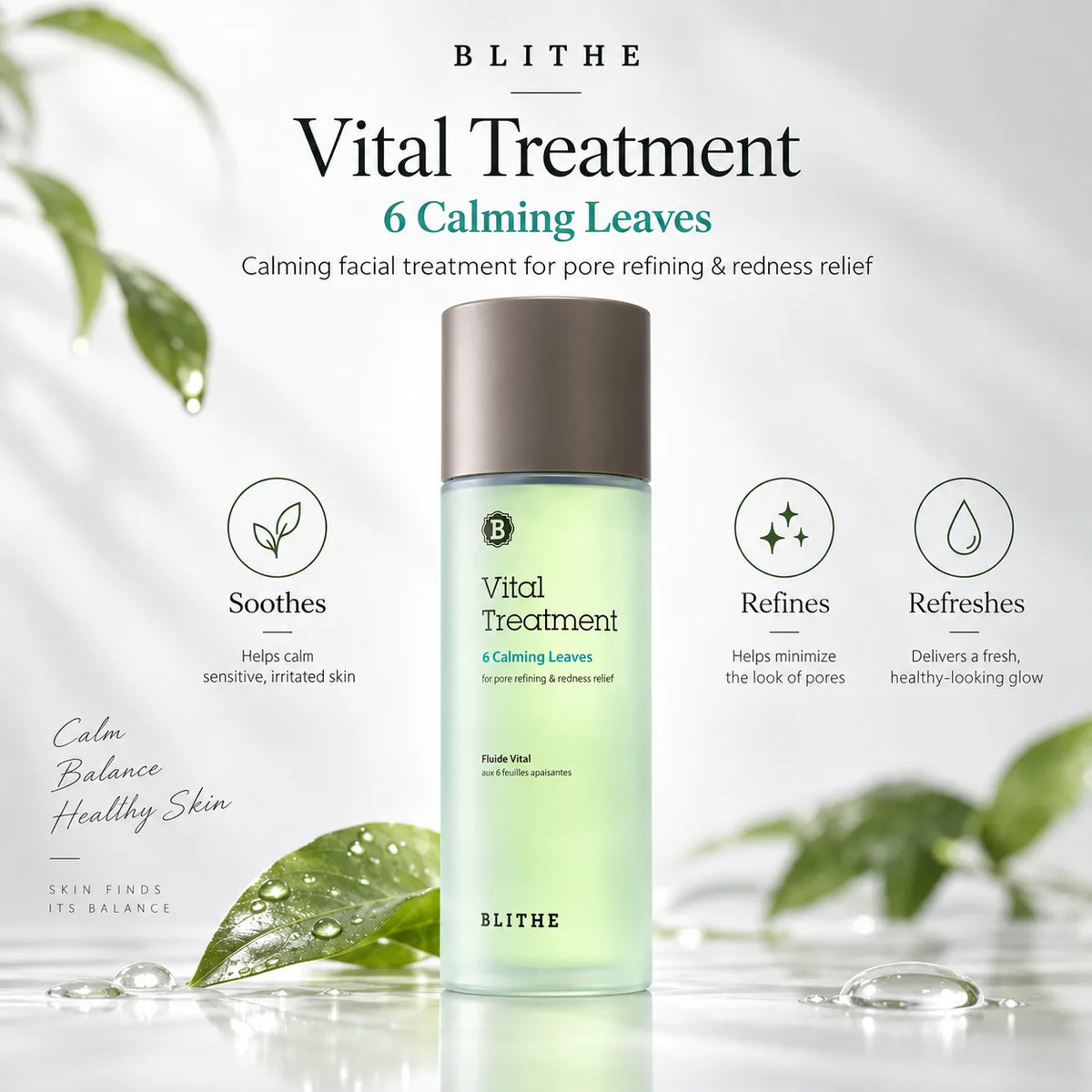 BLITHE Vital care 6 Calming Leaves 150ml
