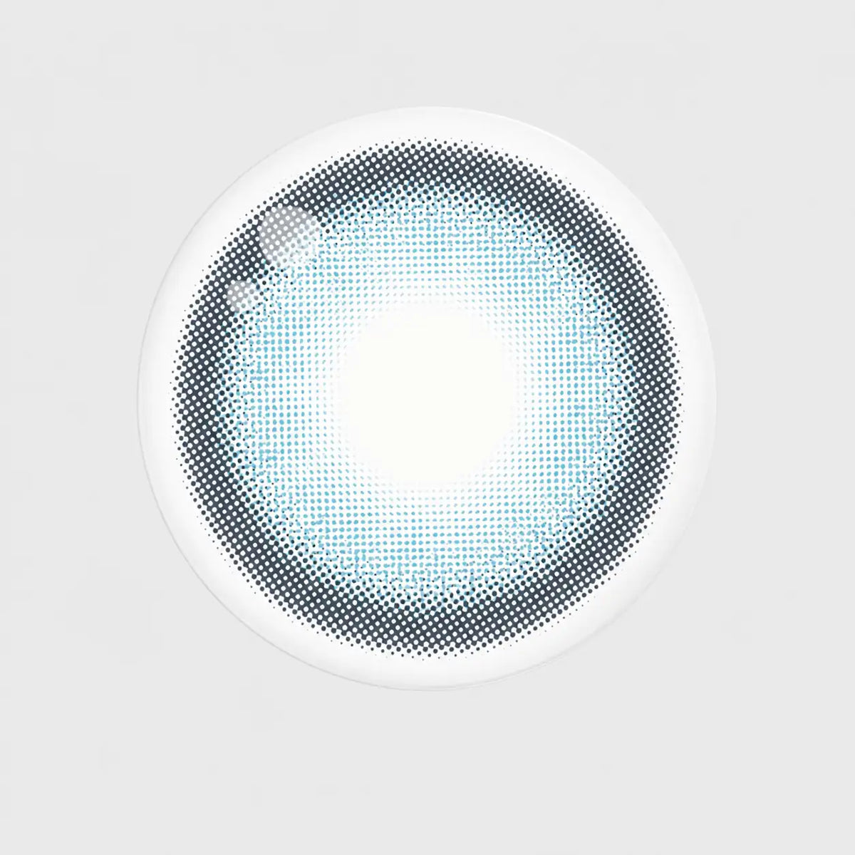 Cocoview Gling Blue monthly colour contact lens pack front view