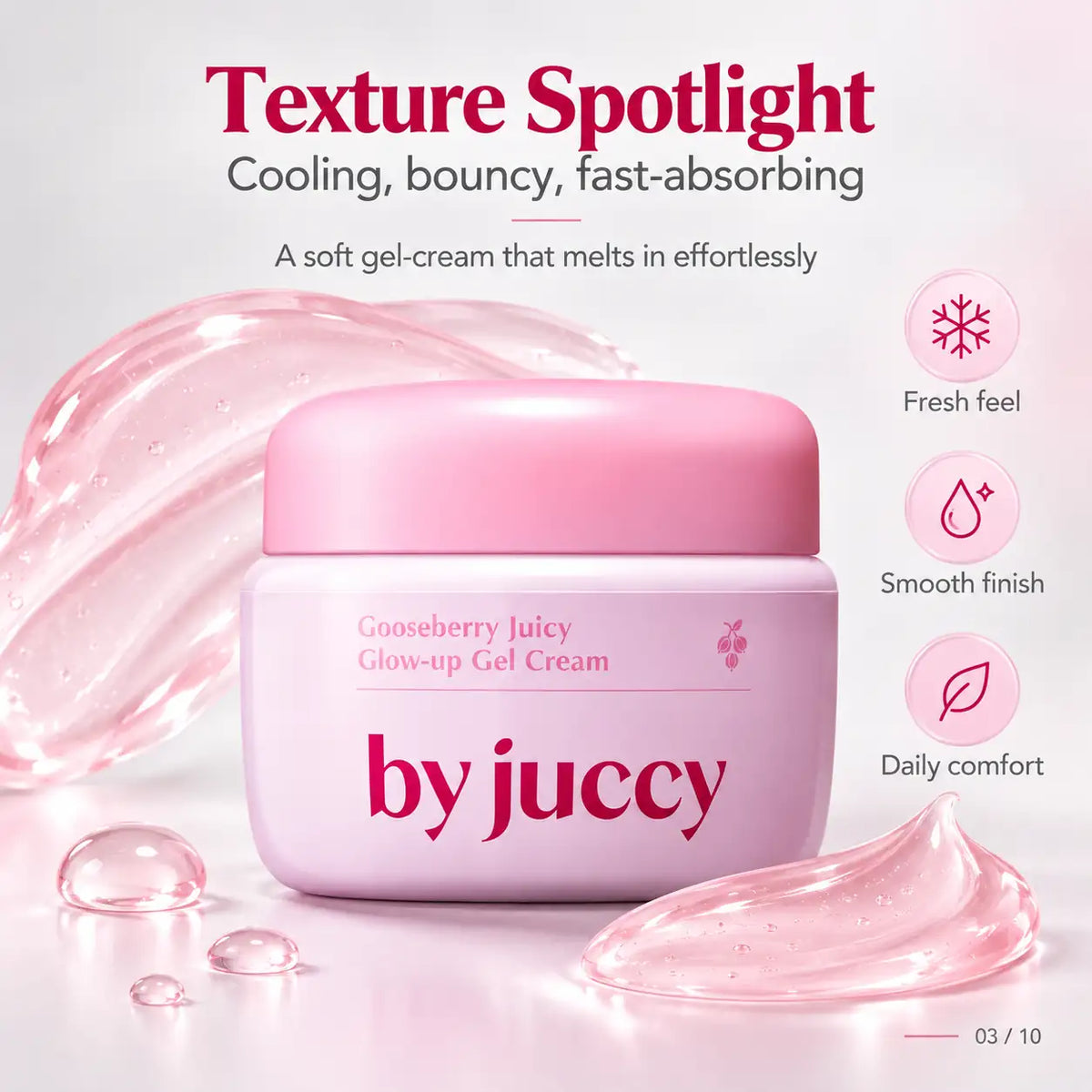 By Juccy Gooseberry Juicy Glow Up Gel Cream 55ml