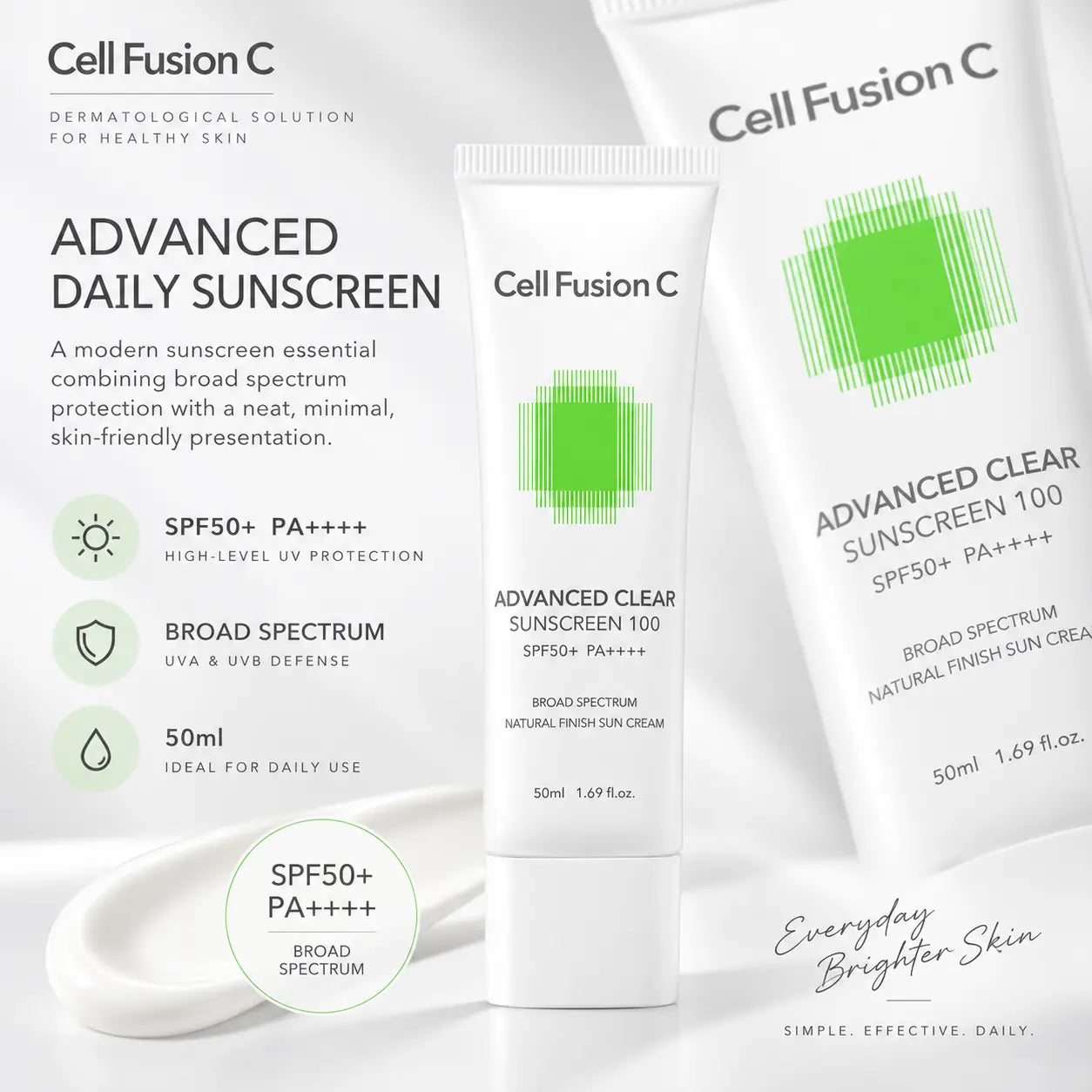 Cell Fusion C Advanced Clear Sunscreen 100 SPF50+ PA++++ 50ml