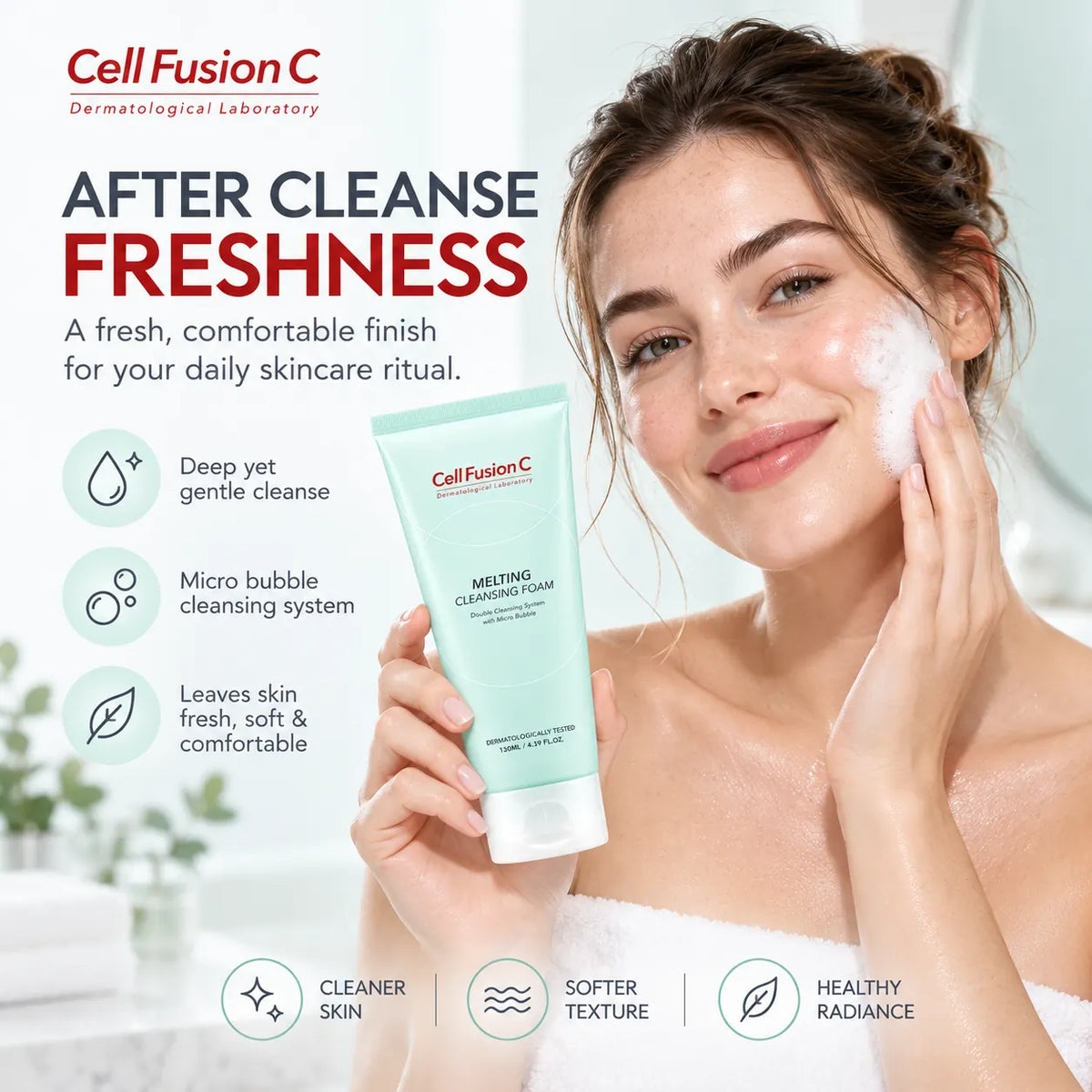 Cell Fusion C Melting Cleansing Foam 130ml