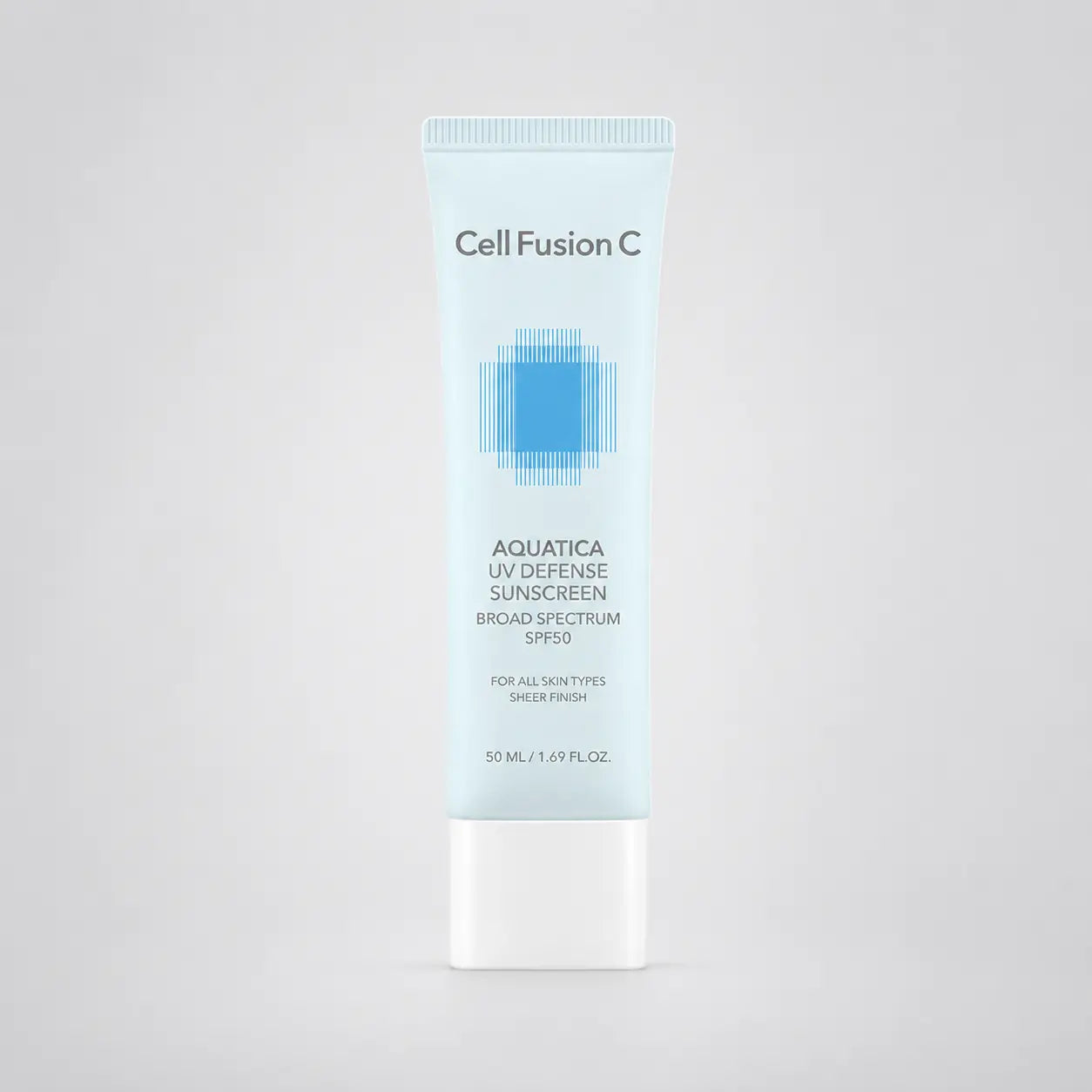 Cell Fusion C Aquatica UV Defense Sunscreen 50ml bottle front label