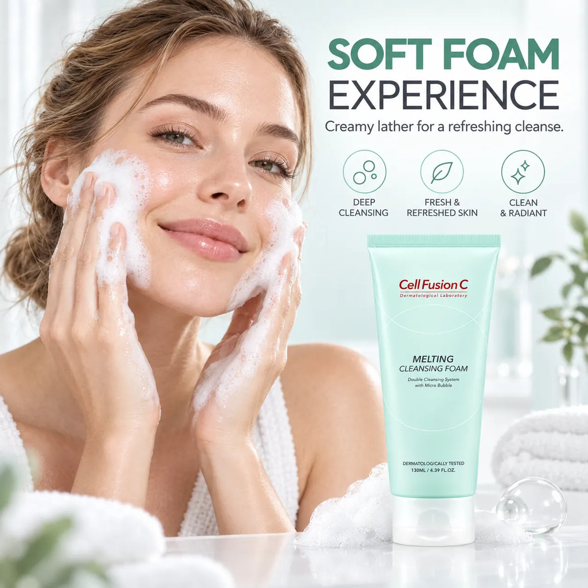 Cell Fusion C Melting Cleansing Foam 130ml