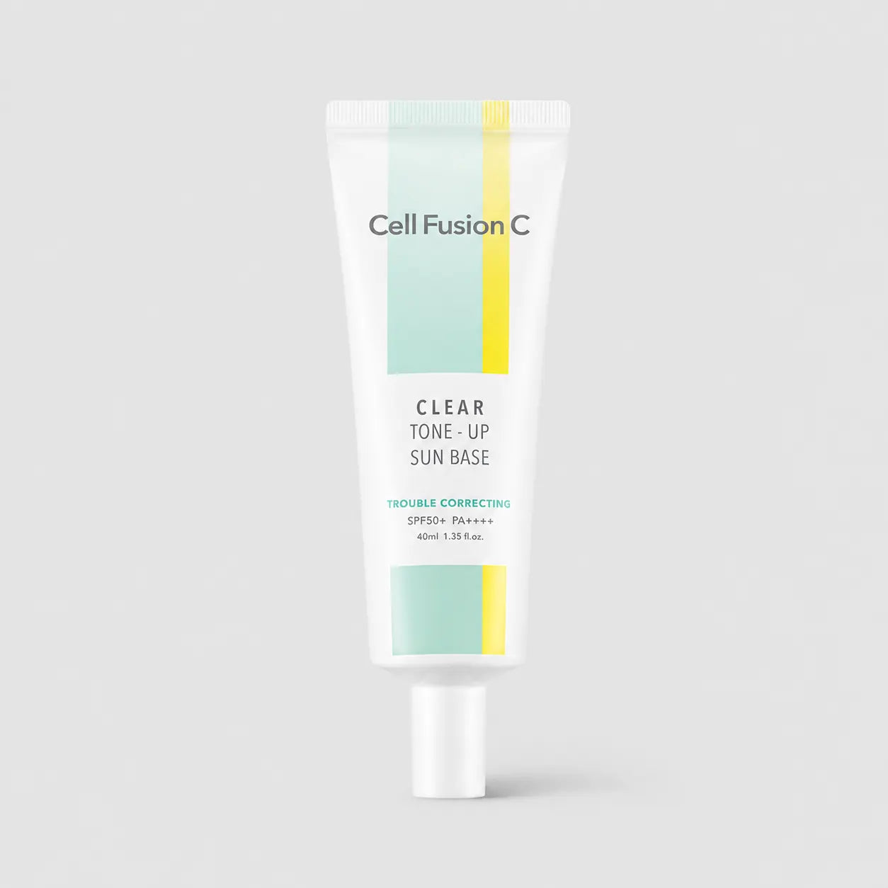 Cell Fusion C Clear Tone Up Sun Base 40ml tube front label