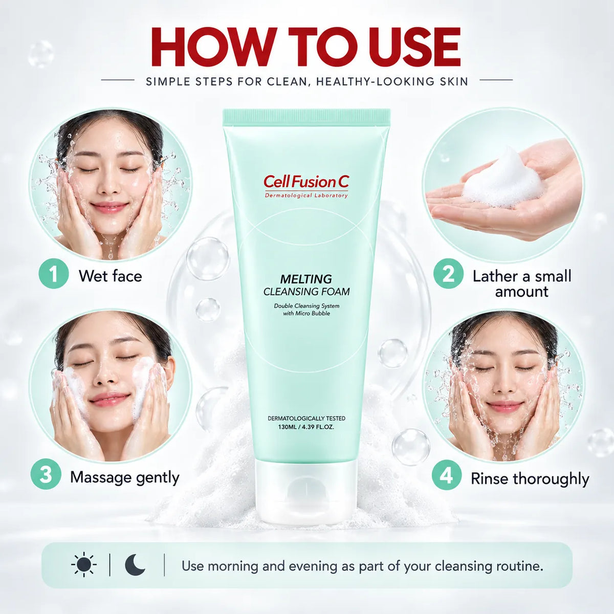 Cell Fusion C Melting Cleansing Foam 130ml