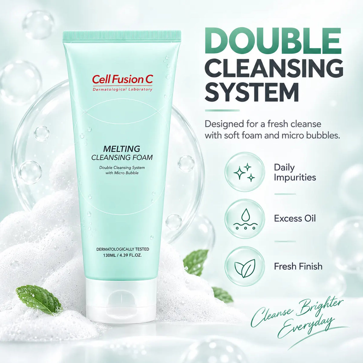 Cell Fusion C Melting Cleansing Foam 130ml