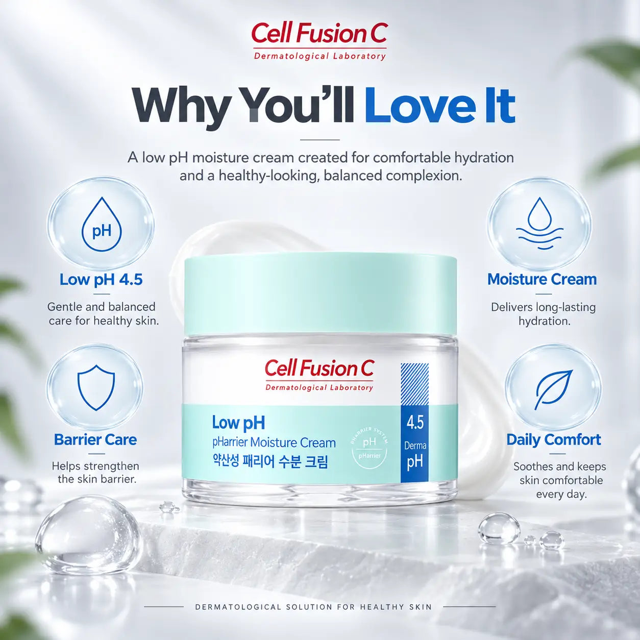 Cell Fusion C Low pH Pharrier Moisture Cream 80ml