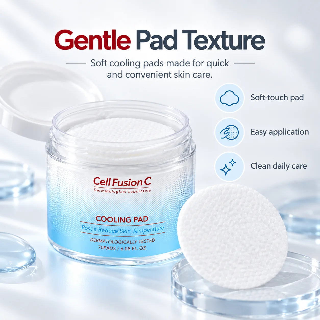 Cell Fusion C Post Alpha Cooling Pad 70 Pads