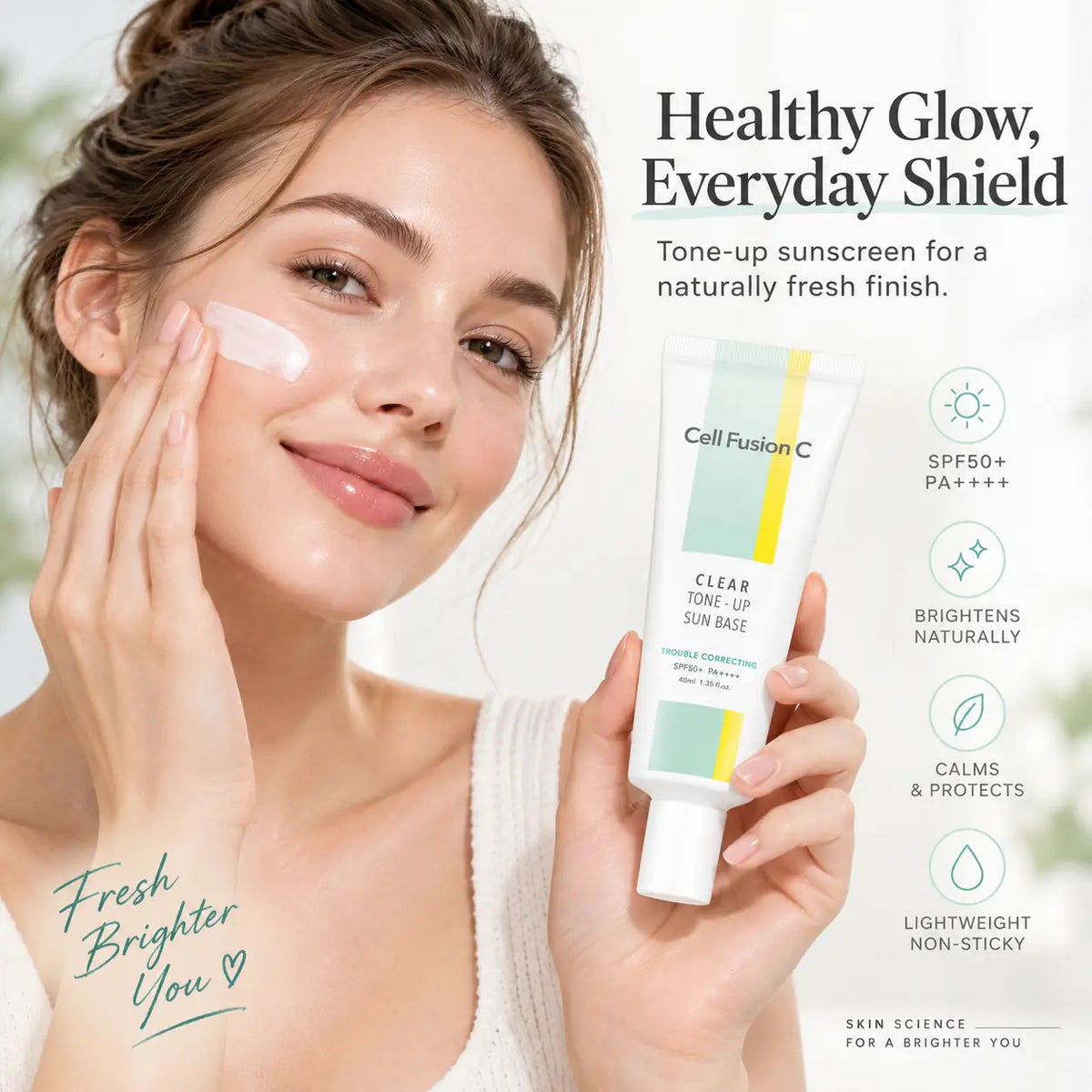 Cell Fusion C Clear Tone Up Sun Base SPF50+ PA++++ 40ml