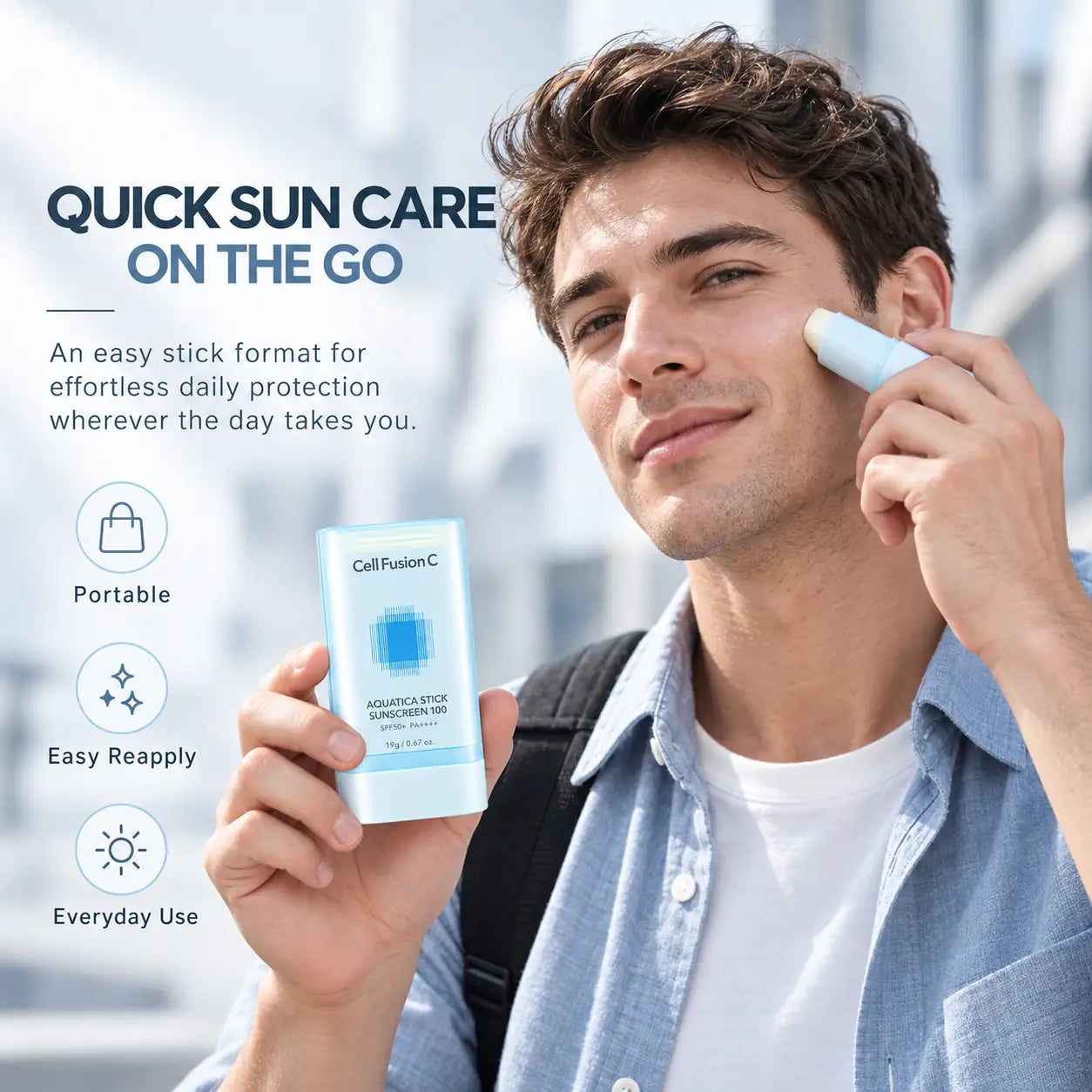 Cell Fusion C Aquatica Stick Sunscreen 100 SPF50+ PA++++ 19g