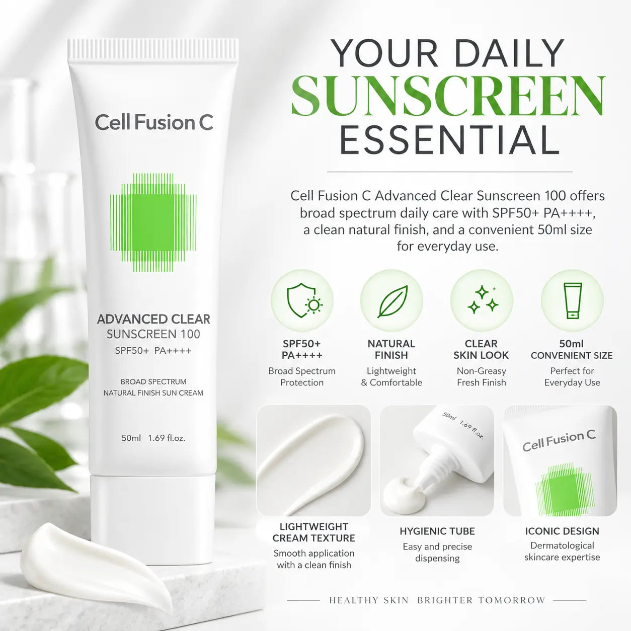Cell Fusion C Advanced Clear Sunscreen 100 SPF50+ PA++++ 50ml
