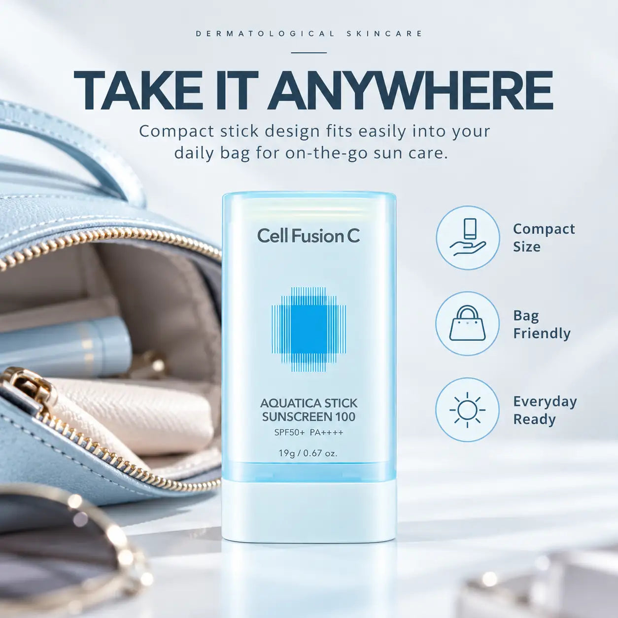Cell Fusion C Aquatica Stick Sunscreen 100 SPF50+ PA++++ 19g