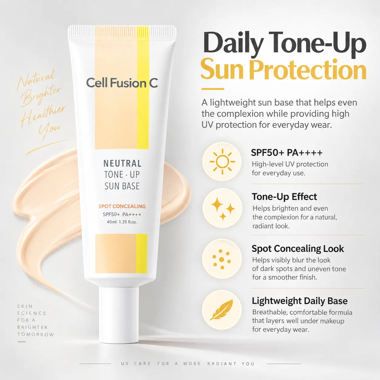 Cell Fusion C Neutral Tone Up Sun Base SPF50+ PA++++ 40ml