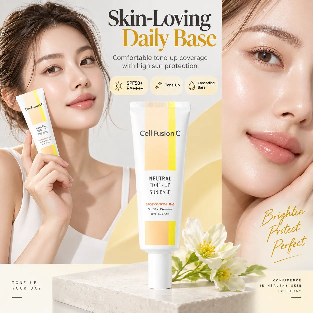 Cell Fusion C Neutral Tone Up Sun Base SPF50+ PA++++ 40ml