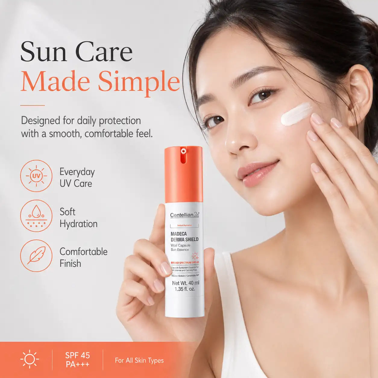 Centellian24 Derma Shield Vital Capsule Sun Essence 40ml