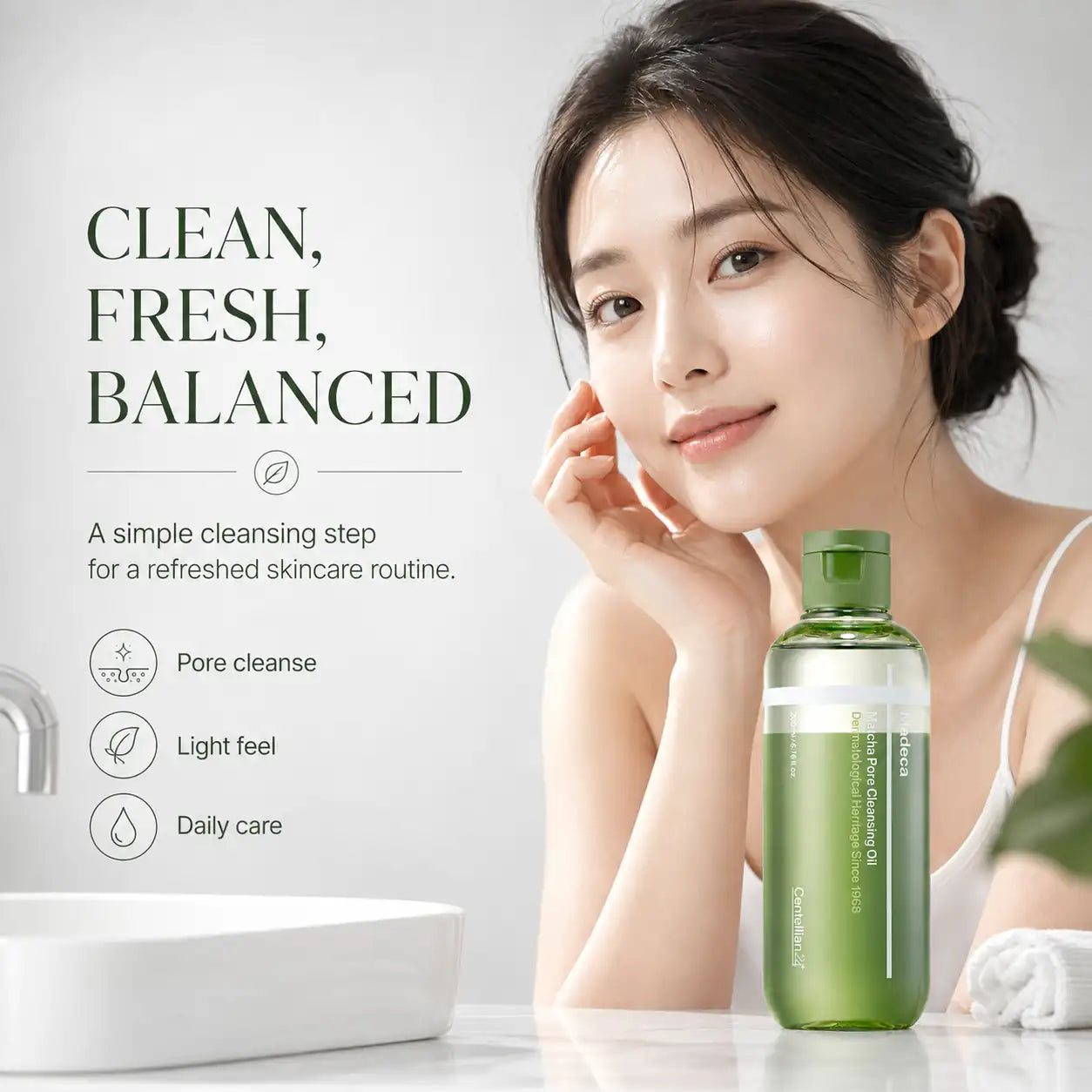 Centellian24 Madeca Matcha Pore Cleansing Oil 200ml