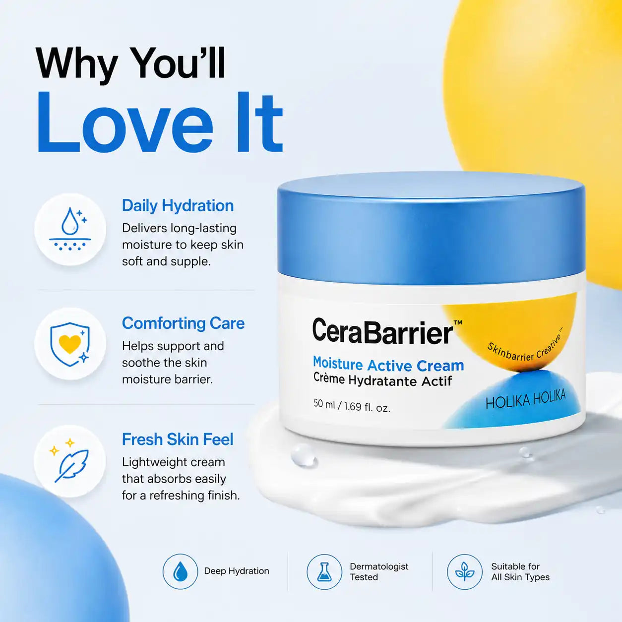 Holika Holika Cerabarrier Moisture Active Cream 50ml