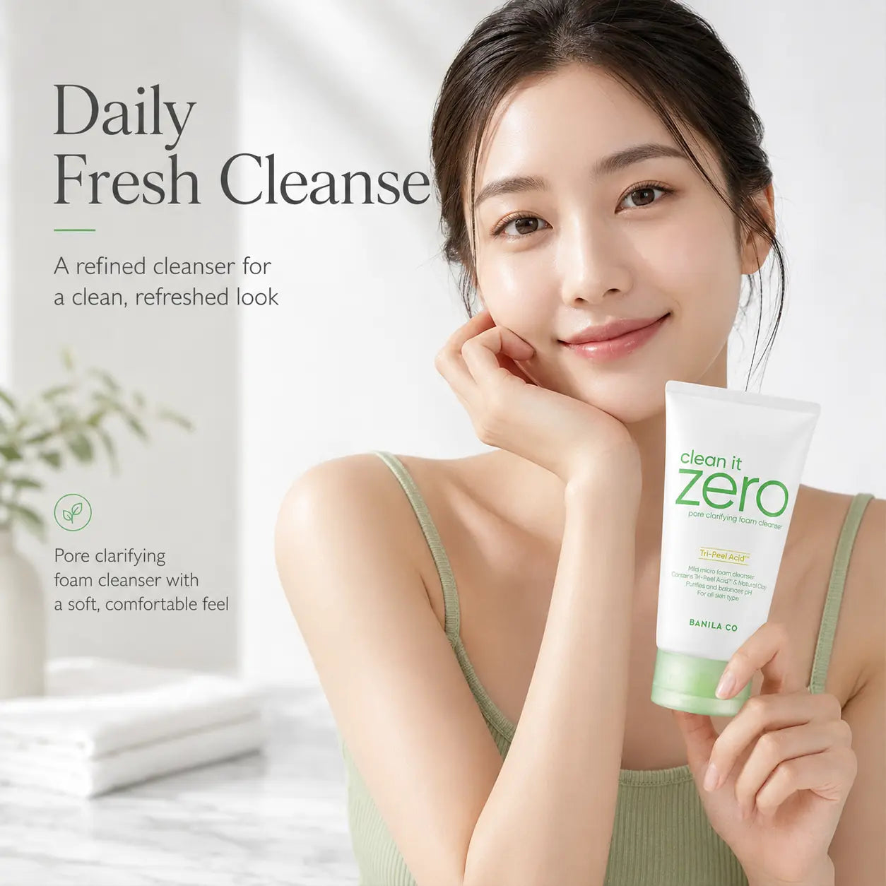 Banila Co Clean It Zero Foam Cleanser Pore Clarifying 150ml