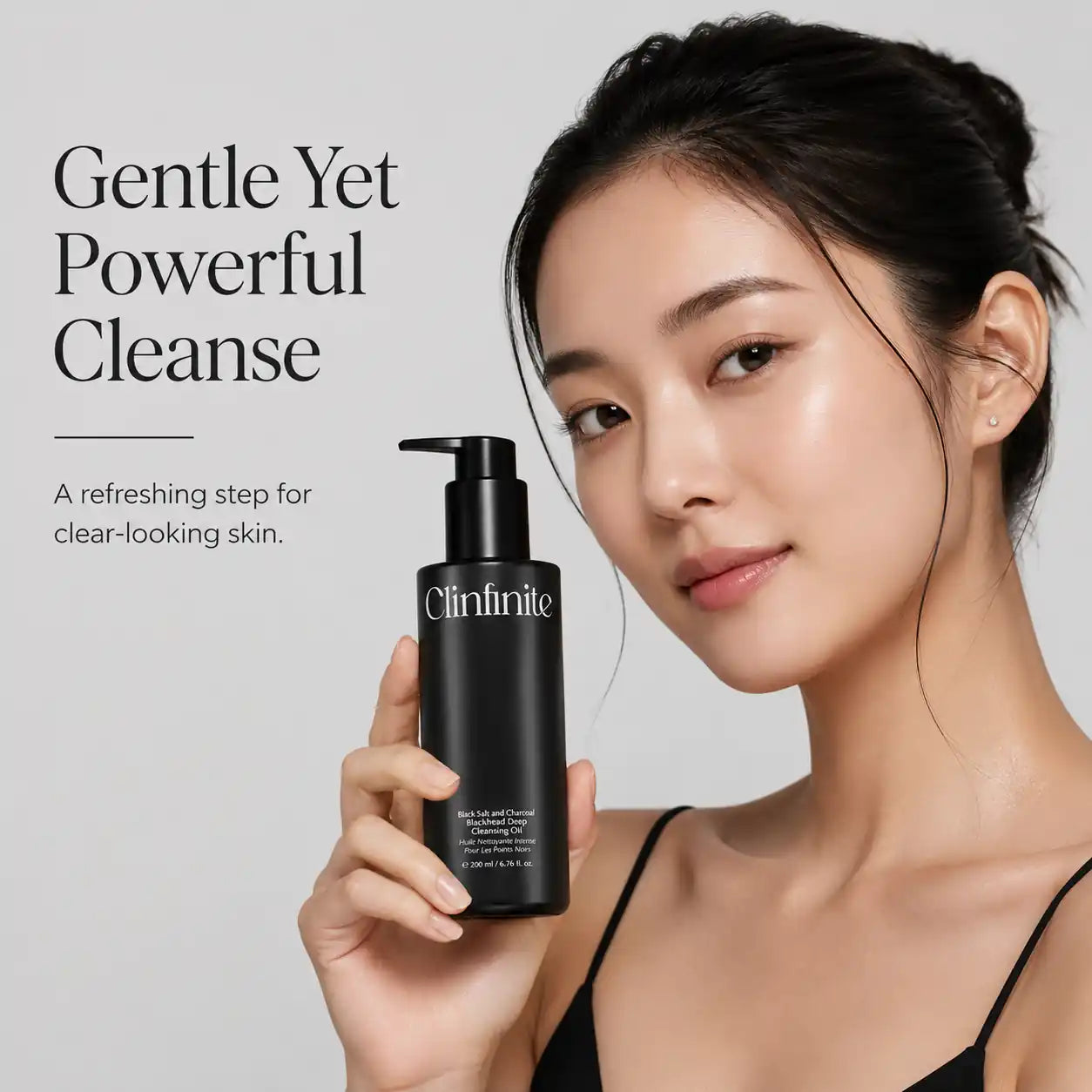 Clinfinite Black Salt Charcoal Deep Cleansing Oil