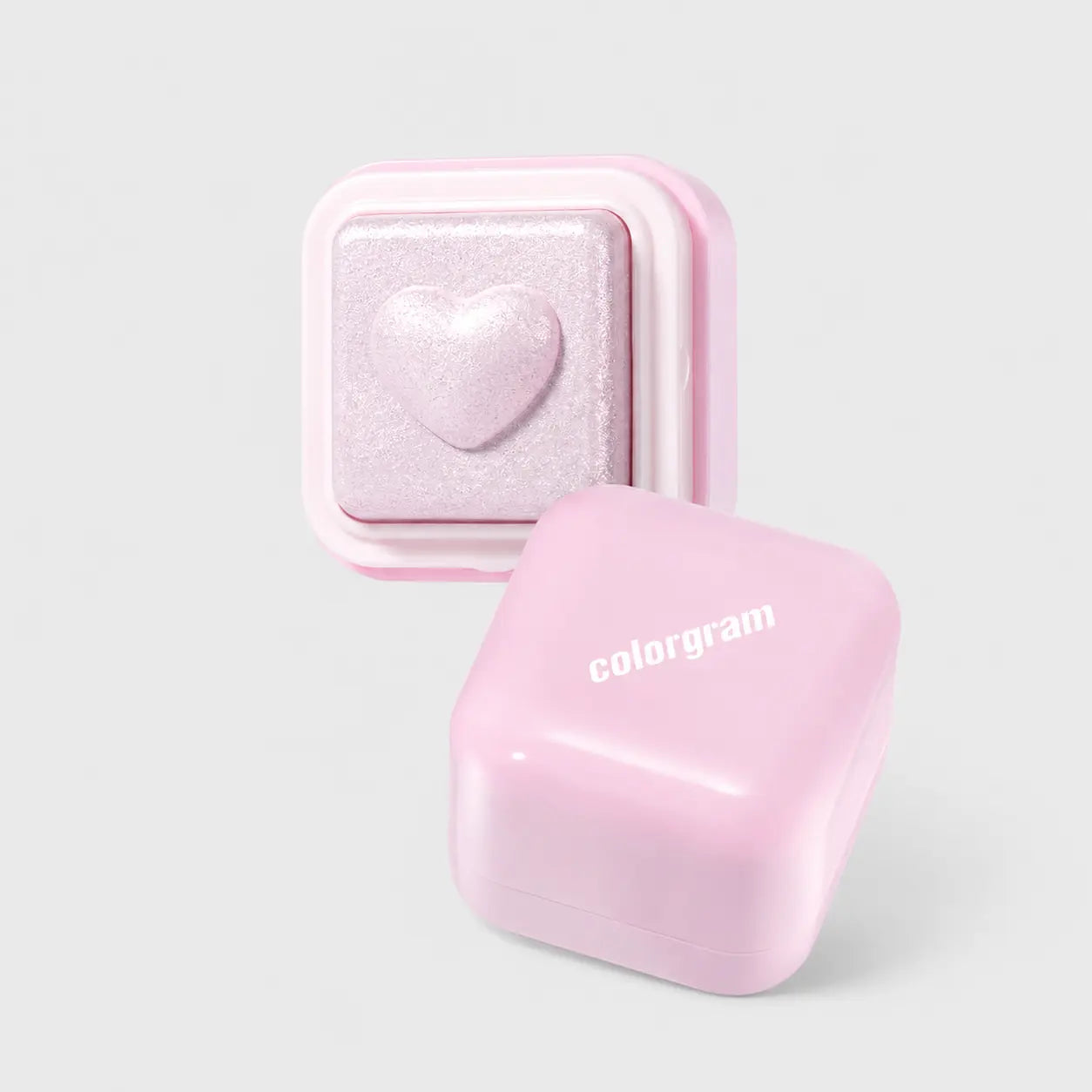 Colorgram Milk Bling Heartlighter Pink Heart compact