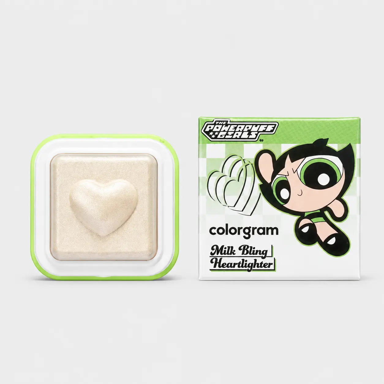 Colorgram Milk Bling Heartlighter Buttercup Ivory compact