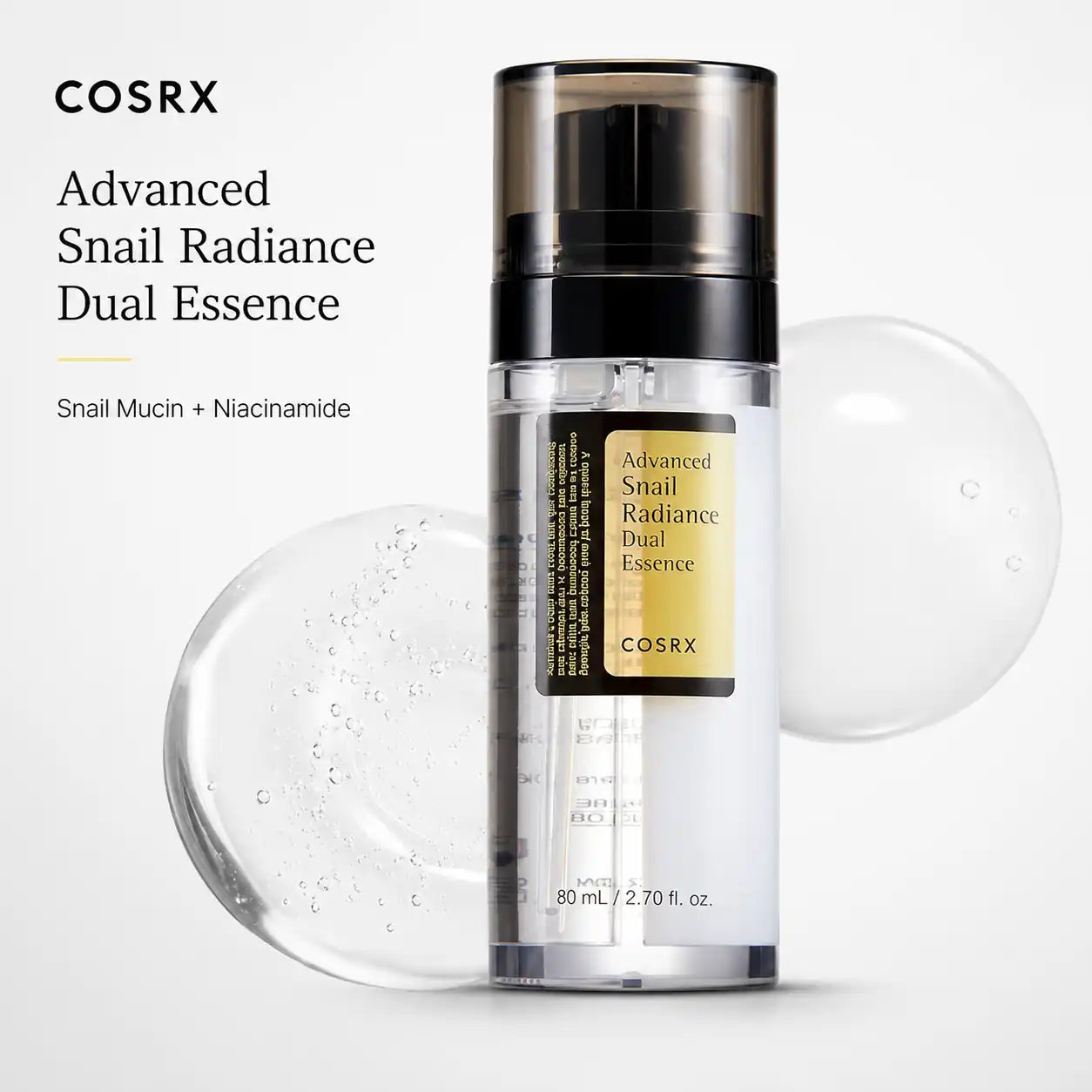 COSRX Advanced Snail Radiance Dual Essence 80ml