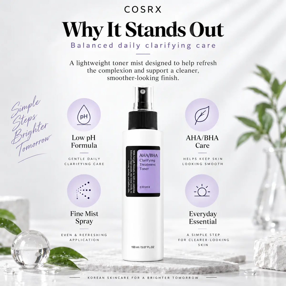 COSRX AHA/BHA Clarifying care Toner 150ml